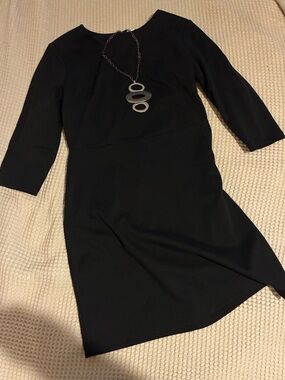 Classic Black Sheath Dress - Timeless Work-to-Evening Style, PS, Old Navy
